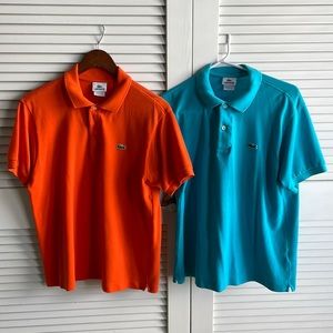 2 Lacoste Polos. Size 4